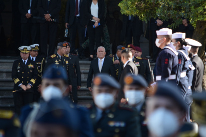 Acto. El lunes en el Ministerio de Defensa fueron presentados los tres nuevos comandantes designados.