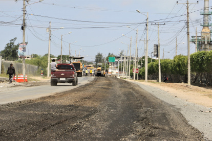 Trabajos. En cada lado de la vía la ampliación será de 1,40 metros.