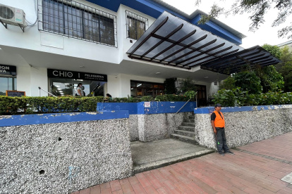 El lugar se encuentra sin mayor resguardo policial