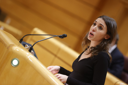 Imagen de archivo de la ministra española de Igualdad, Irene Montero