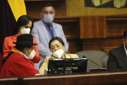 Gestión. Guadalupe Llori ha tenido controversias dentro y fuera de su bloque.