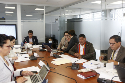 Reclamo. El abogado de Llori, Francis Abad (derecha) advirtió que durante este proceso se habrían cometido varias nulidades.