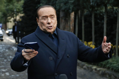 Imagen de archivo del ex primer ministro italiano Silvio Berlusconi.