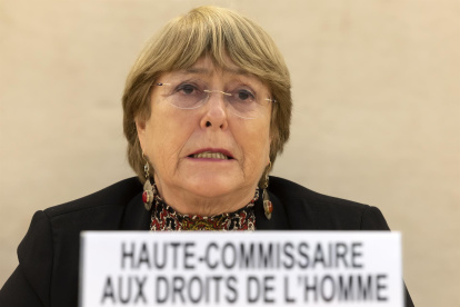 Michelle Bachelet,  Alta Comisionada de las ONU para los Derechos Humanos