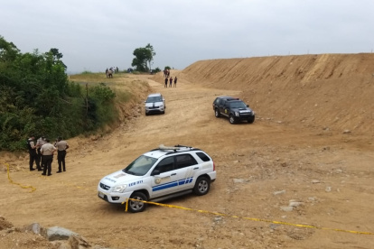 En la escena, se encontraron múltiples indicios de lo sucedido.