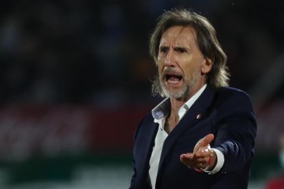 entrenador de Perú, el argentino Ricardo Gareca