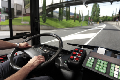 Referencial de conductor de autobus.