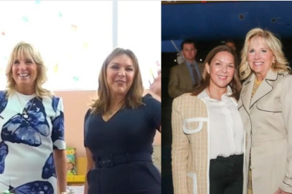 Jill Biden y María de Lourdes de Lasso