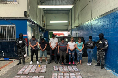 Los detenidos fueron puestos a órdenes de las autoridades