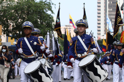 Hecho. Diferentes estudiantes participaron en el desfile.