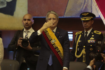 Guillermo Lasso, previo a su informe a la nación.