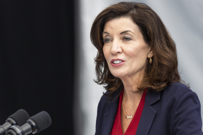 La gobernadora de Nueva York, Kathy Hochul, en una fotografía de archivo.
