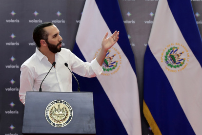 El presidente de El Salvador, Nayib Bukele, en una fotografía de archivo.