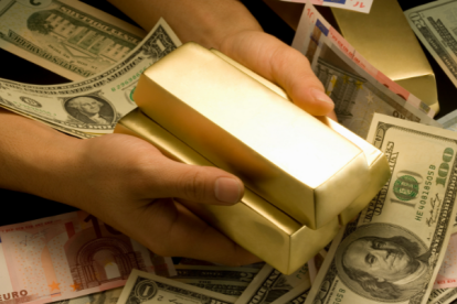 Foto referencial de lingotes de oro.