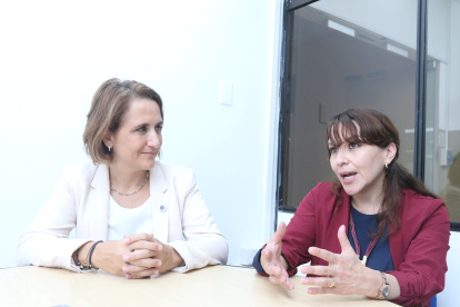 Ejecutiva. Teresa Moll de Alba, directora regional de Pacto Global y Mariana Tufiño, directora ejecutiva de Pacto Global Ecuador.