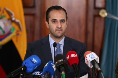 El ministro de Relaciones Exteriores de Ecuador, Juan Carlos Holguín, en una fotografía de archivo.