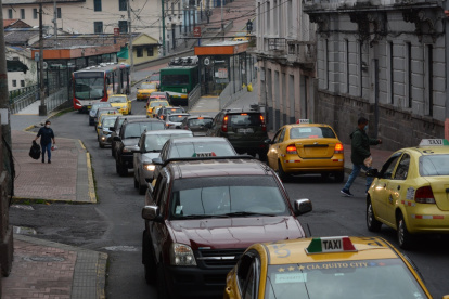El tráfico en la capital se ha complicado con el relajamiento de las medidas por la pandemia de COVID.