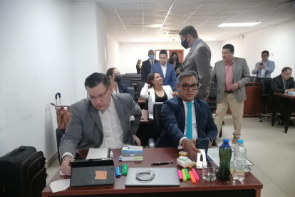 Diligencia. En el Complejo Judicial Norte se reinstaló la audiencia preparatoria de juicio contra nueve sospechosos de homicidio.
