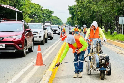 Tarea. Se prevé que los trabajos concluyan el próximo martes 31.