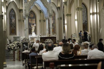 La Catedral de Guayaquil fue el lugar elegido para darle el último adiós a la presentadora.