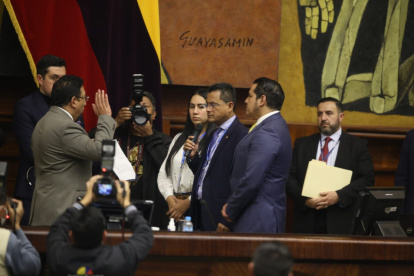 Virgilio Saquicela toma juramento como presidente de la Asamblea
