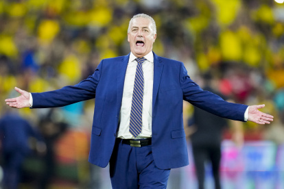 Foto de archivo de Gustavo Alfaro, entrenador de Ecuador.