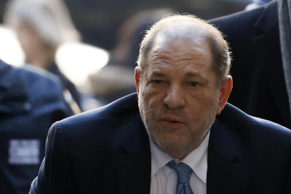 El exproductor de cine Harvey Weinstein