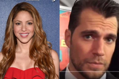 Cavill quedó deslumbrado ante la belleza de Shakira