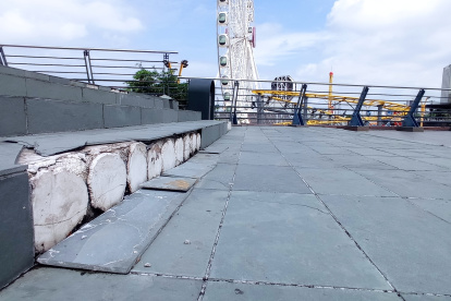 DAÑOS EN LA PLATAFORMA DEL MAAC......FD: MIGUEL CANALES,,,,20-05-2022