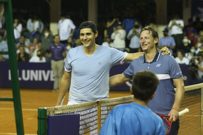 El "duelo sudamericano del recuerdo" entre Nicolás Lapentti y David Nalbandian.