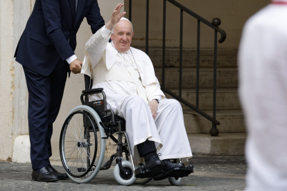 El papa Francisco este sábado 4 de junio en el Vaticano