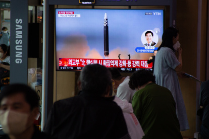 La televisión surcoreana informa del lanzamiento de misiles por parte de Pyongyang, este 5 de junio
