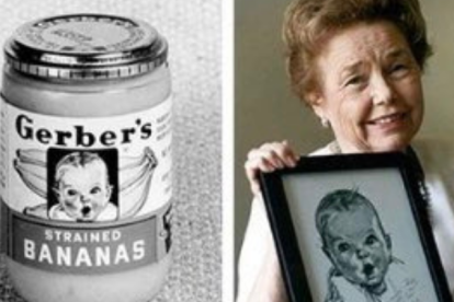 El boceto de Hope Smith mostraba a un feliz bebé de cabello alborotado