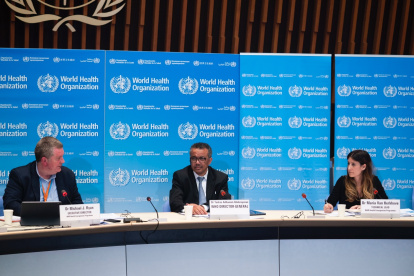 El director general de la Organización Mundial de la Salud, Tedros Adhanom Ghebreyesus