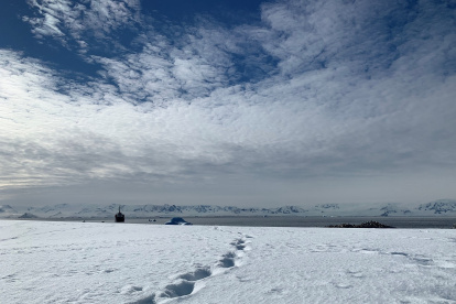 Fotografía de archivo de una vista general de la Antártida