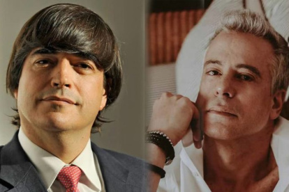 Jaime Bayly con Diego Bertie.