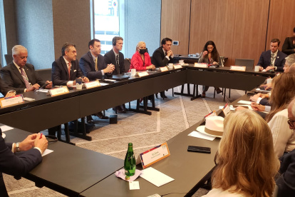 Reunión.- La IV CEO Summit de Las Américas en Los Ángeles, Estados Unidos.