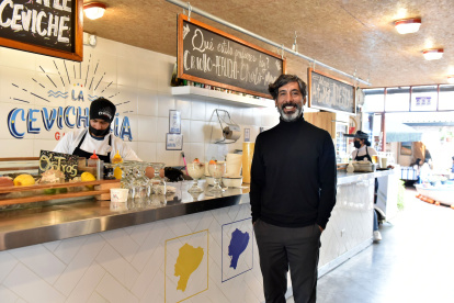 Emprendimientos. Diego Rey, dueño de La Cevichería Guayaca, se alista para abrir nuevo local en Barcelona.