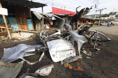 Una cámara de vigilancia de la Penitenciaría registró la explosión del 25 de abril de 2022.
