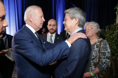 En su reunión bilateral, Lasso formalizó su pedido al presidente de Estados Unidos, Joe Biden, sobre "profundizar la cooperación" en materia de defensa y seguridad.