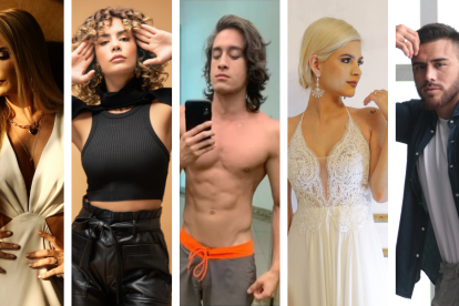 Carolina Jaume, Mare Cevallos, Simón Mora, Arianna Mejía y