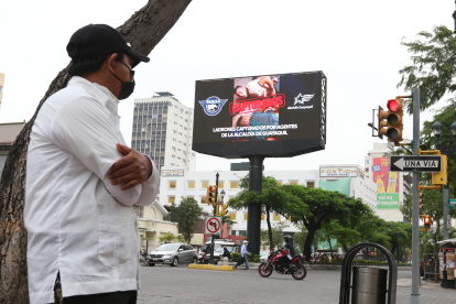 Iniciativa. Según la Alcaldía, las imágenes de los detenidos en flagrancia aparecerán en 20 vallas que están en diferentes sectores de la ciudad.