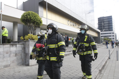 Alerta de bomba en el Complejo Judicial Norte.