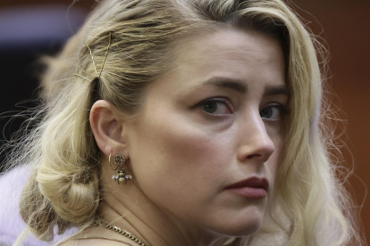 La actriz Amber Heard