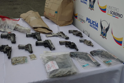 Caso. Las armas se decomisaron en seis distritos.