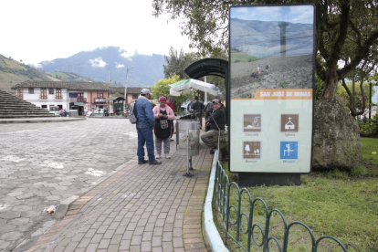 En el sector de San José de Minas noroccidente de Quito y San Miguel del Común total normalidad ante el paro.