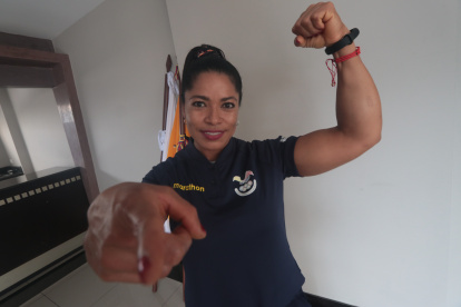 A sus 41 años Alexandra Escobar sigue en forma y entrenando fuerte, ahora para los Juegos Bolivarianos.