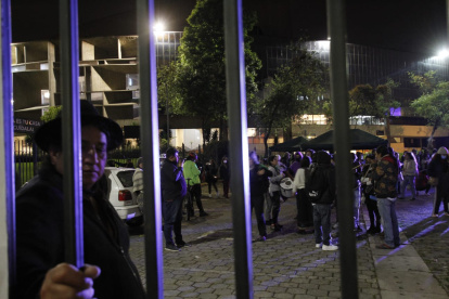 Durante el séptimo día del paro nacional, la Casa de la Cultura fue tomada por los miembros de la Policía Nacional