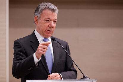 El expresidente de Colombia Juan Manuel Santos