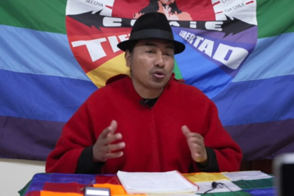 Iza. El presidente de la Conaie tira piedras a la lógica